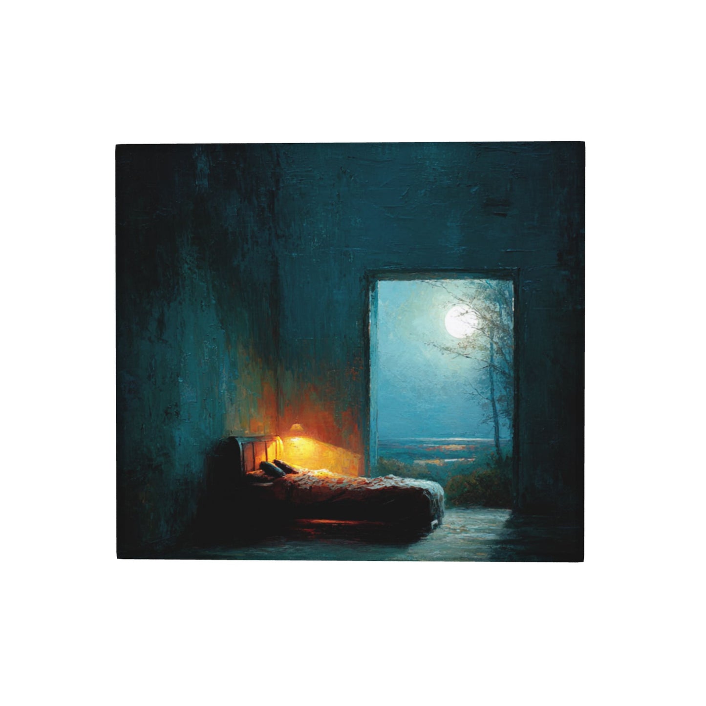 Moonlit Room Art Kitchen Drying Mat – 16×18in Absorbent & Non-Slip Counter Mat