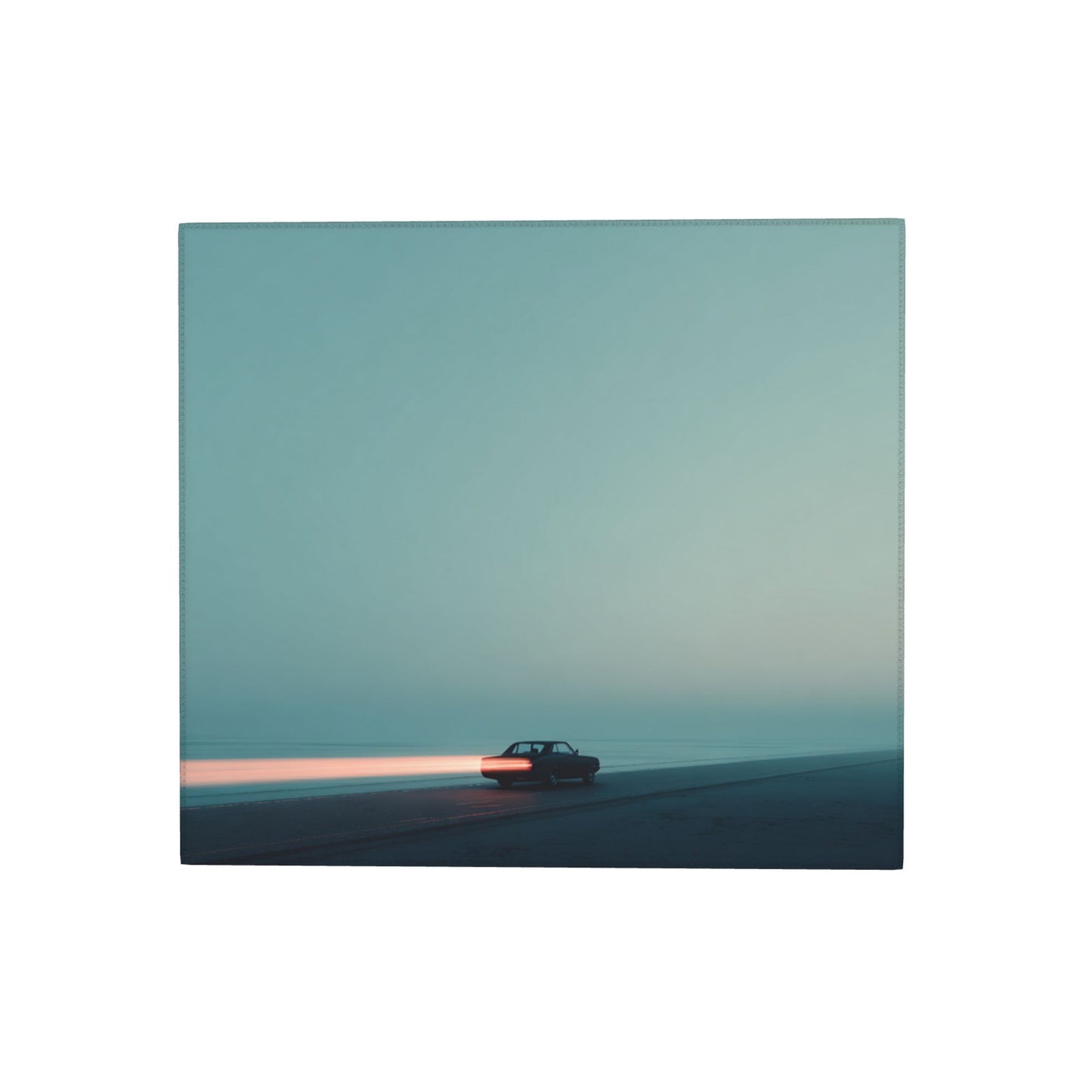 Seaside Twilight Car Kitchen Drying Mat – 18x16in Minimalist Water-Absorbent Non-Slip Counter Mat